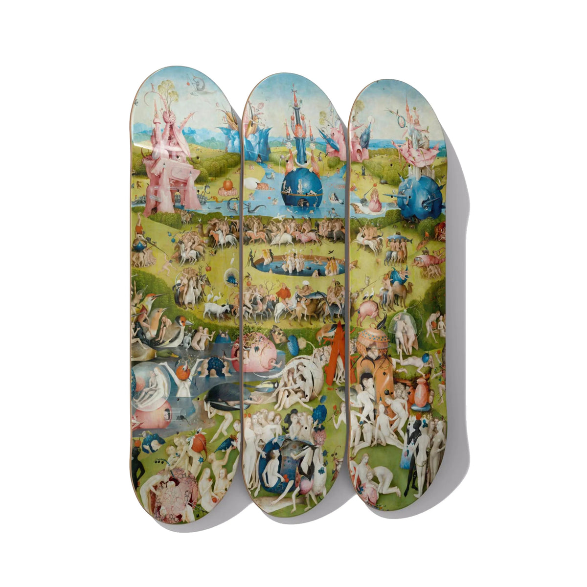 Custom silhouette skateboard deck 2026 DeckArts Berlin silhouette person couple family pet bold clean outline striking elegant wall art UV-printed real Grade-A Canadian maple archival glassless bold yet personal tall shape standing figure design own deck