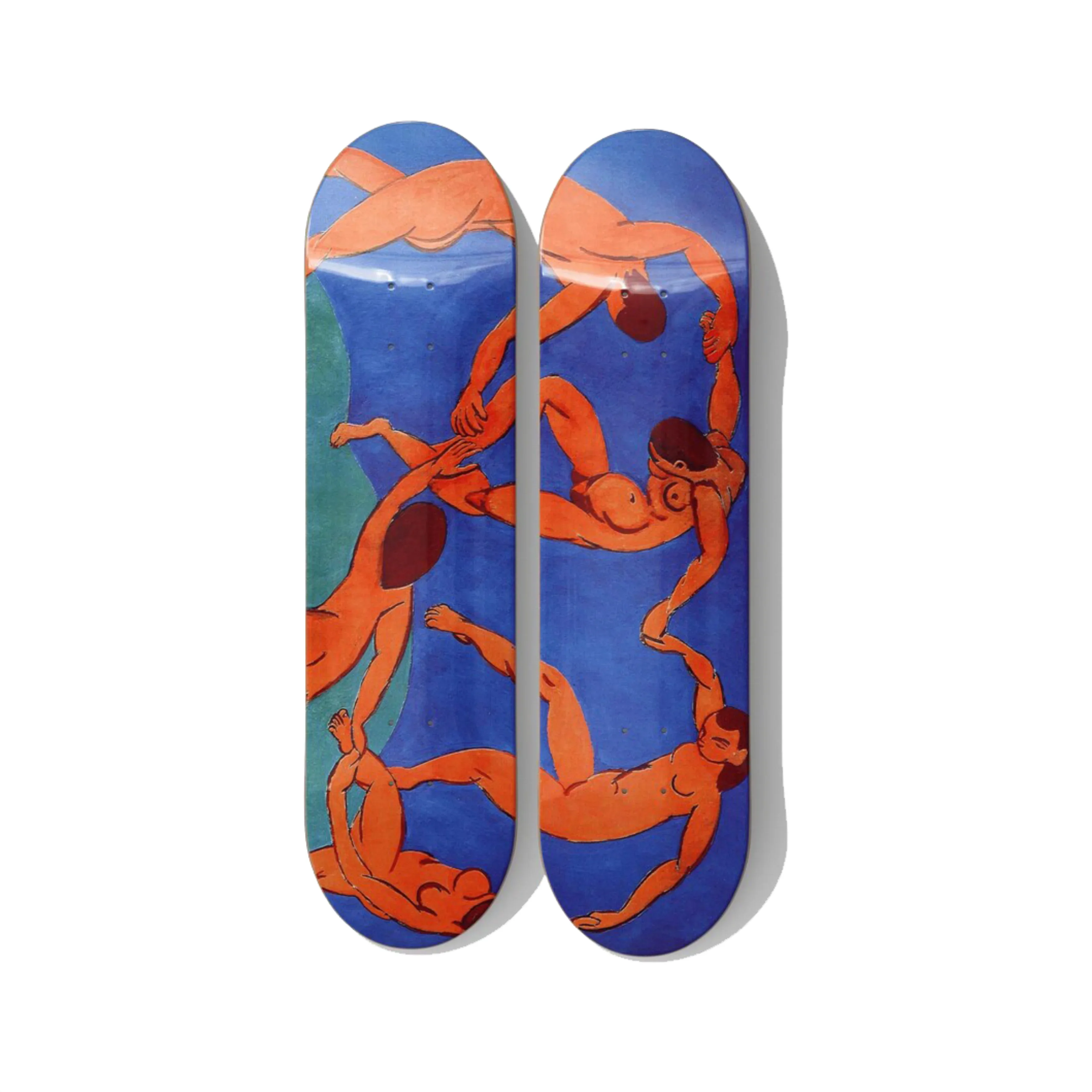 Matisse The Dance skateboard diptych — DeckArts Berlin