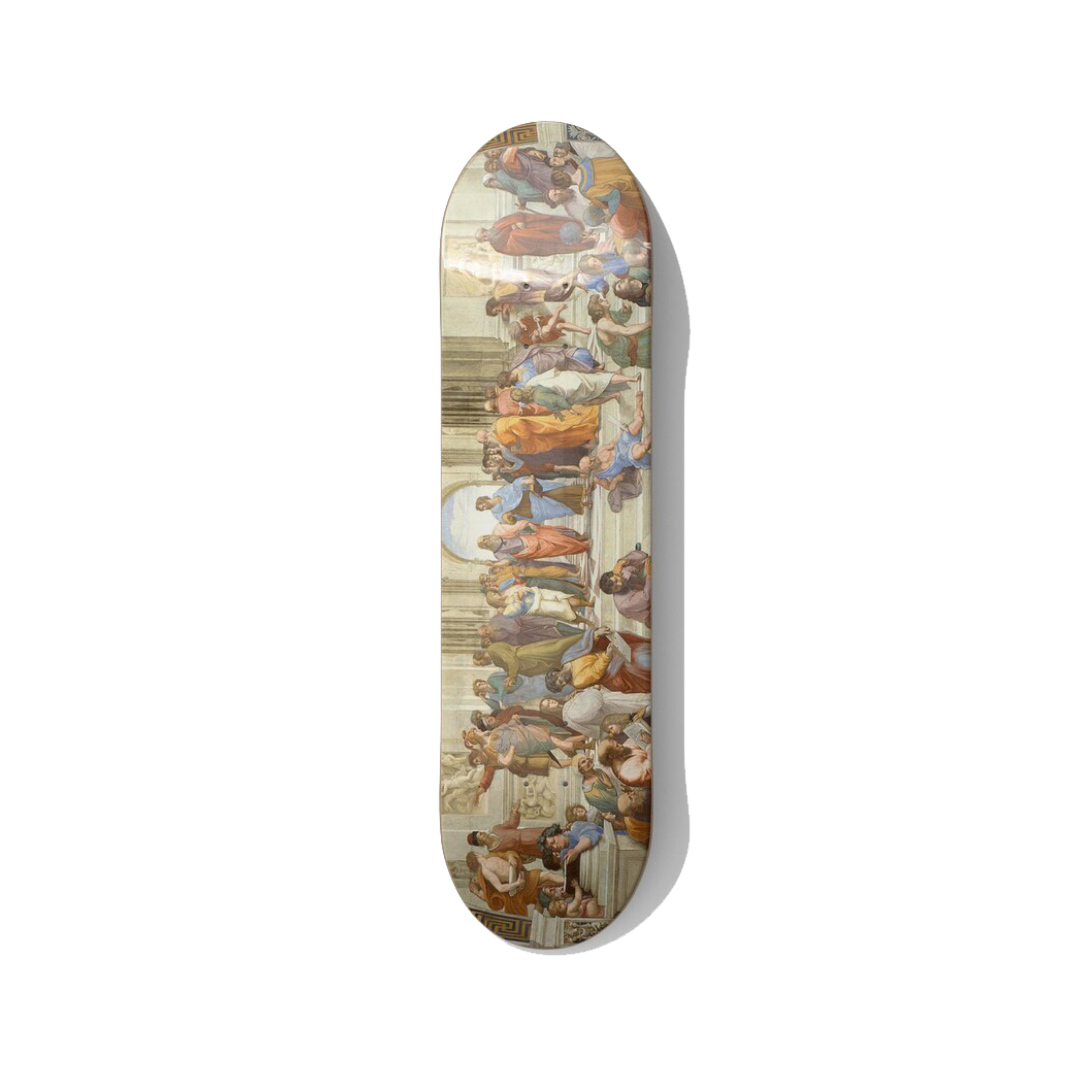 Skateboard wall art for a brutalist concrete-and-wood home 2026 DeckArts Berlin wood against concrete essential warmth raw urban object for raw architecture strong structural art honest materials truth to materials