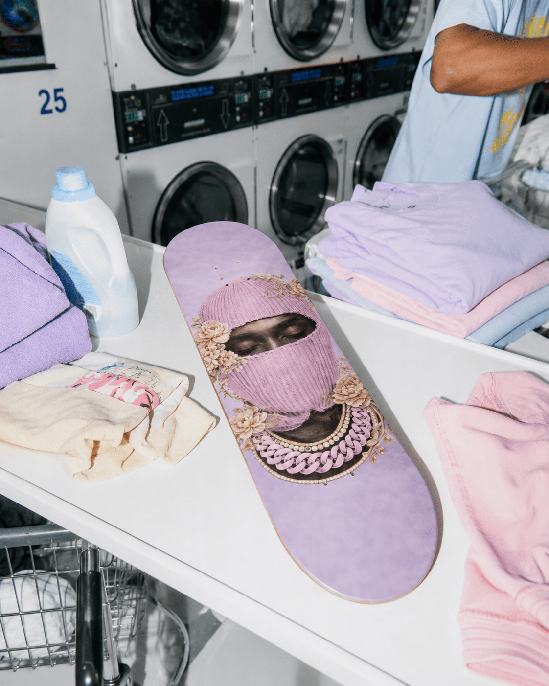 The Floral Balaclava Deck: Where Street Meets Classical Detail