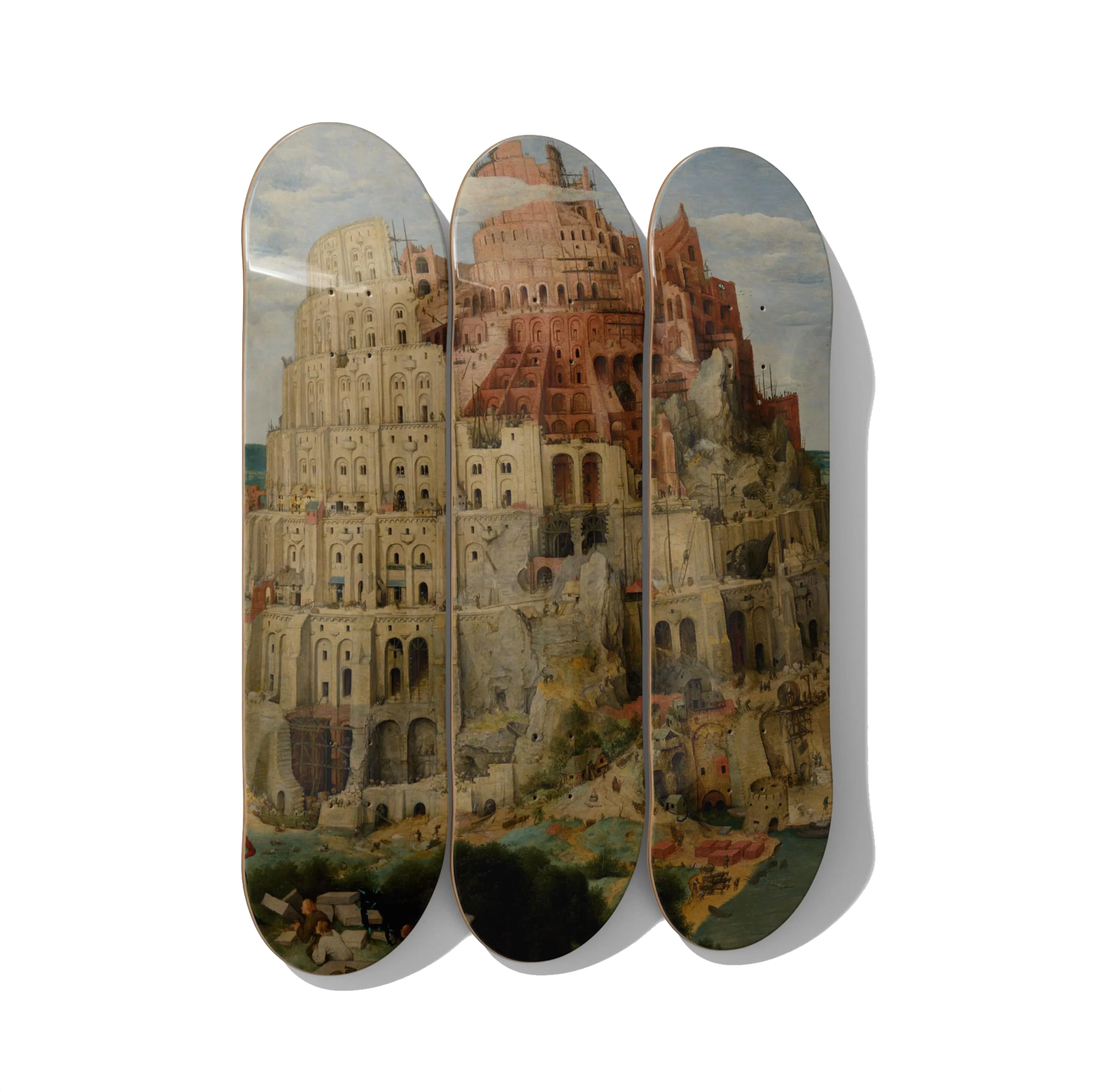 Hieronymus Bosch Garden of Earthly Delights skateboard triptych — DeckArts Berlin