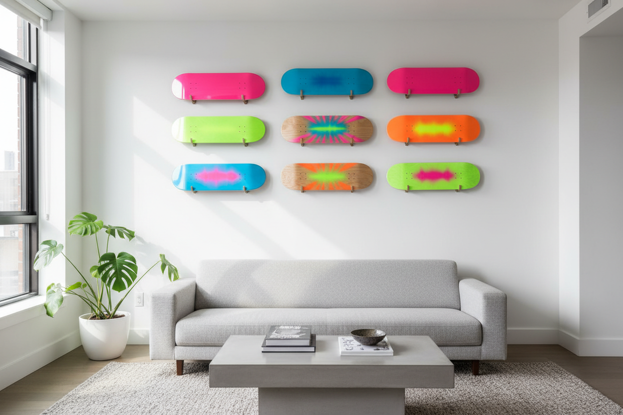 The Skateboard Deck as a Contemporary Art Object in Interior Spaces