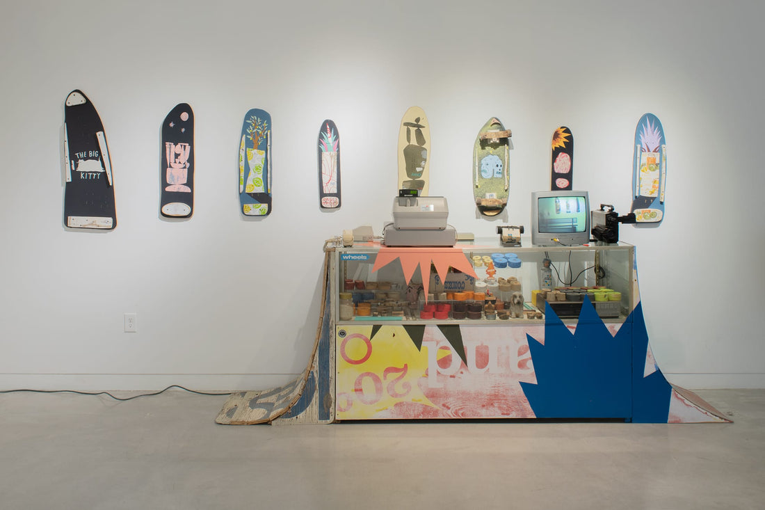 Skateboard art