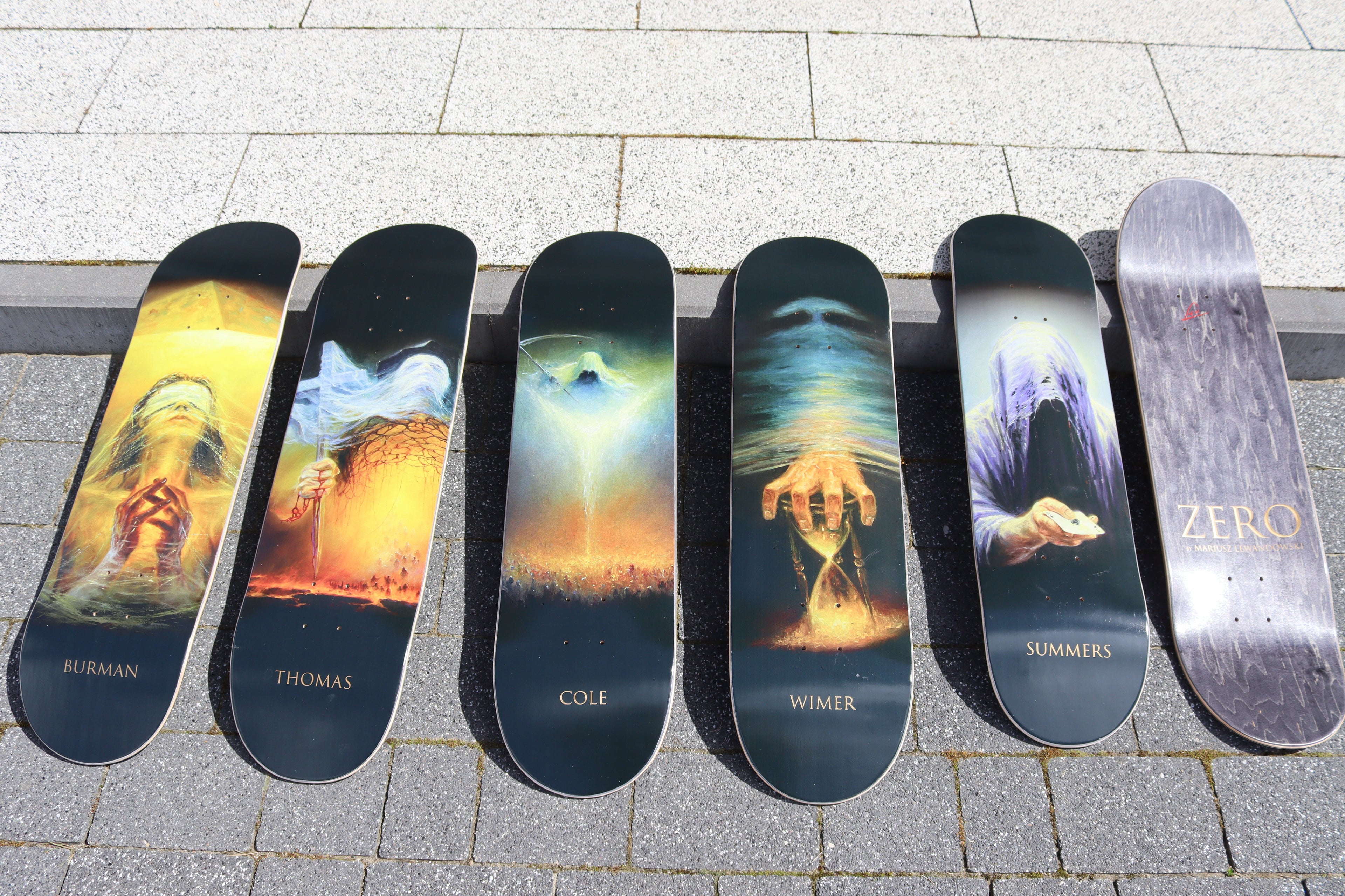 skateboard art