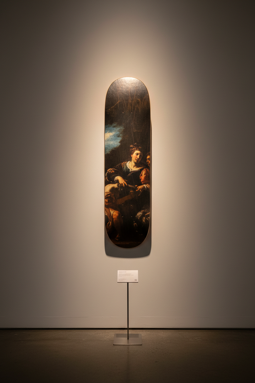 Caravaggio Skateboard Wall Art