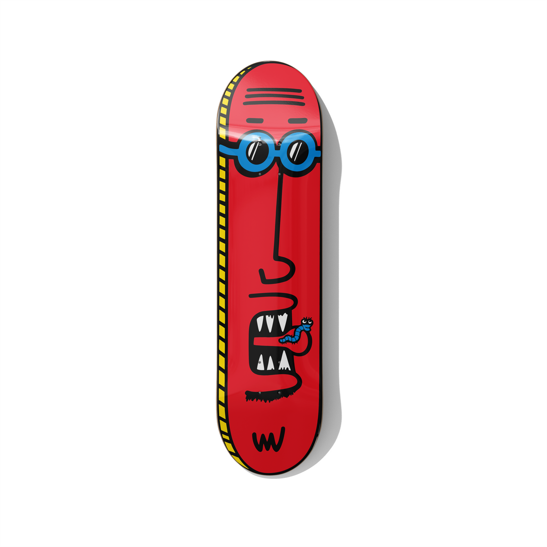 Skateboard art for renters complete guide 2026 DeckArts Berlin light 1kg damage-free adhesive strip no drilling deposit-safe slim tall form small rented walls moves between homes durable personal design your own deck