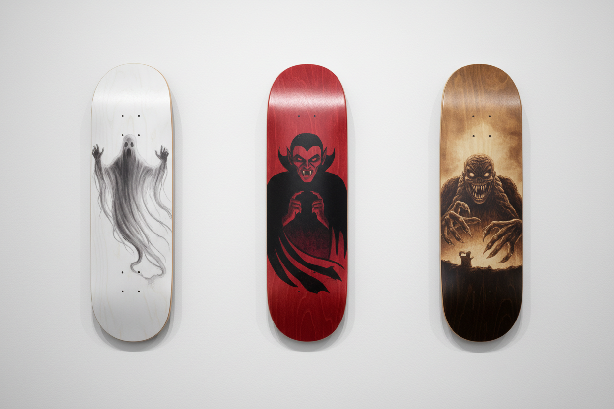  Horror Movie Skateboard Deck Art Collections