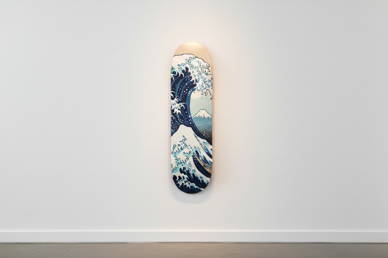 Japanese Wave Skateboard Deck: Hokusai’s Great Wave Explained