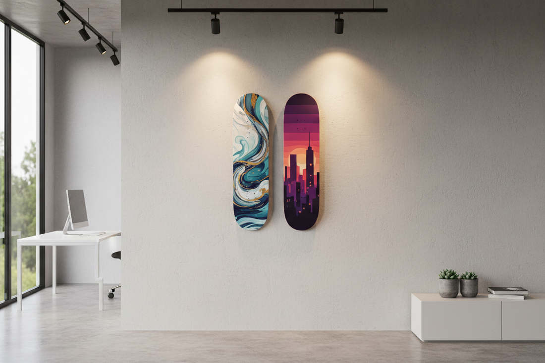   How to Light Skateboard Wall Art for Maximum Impact