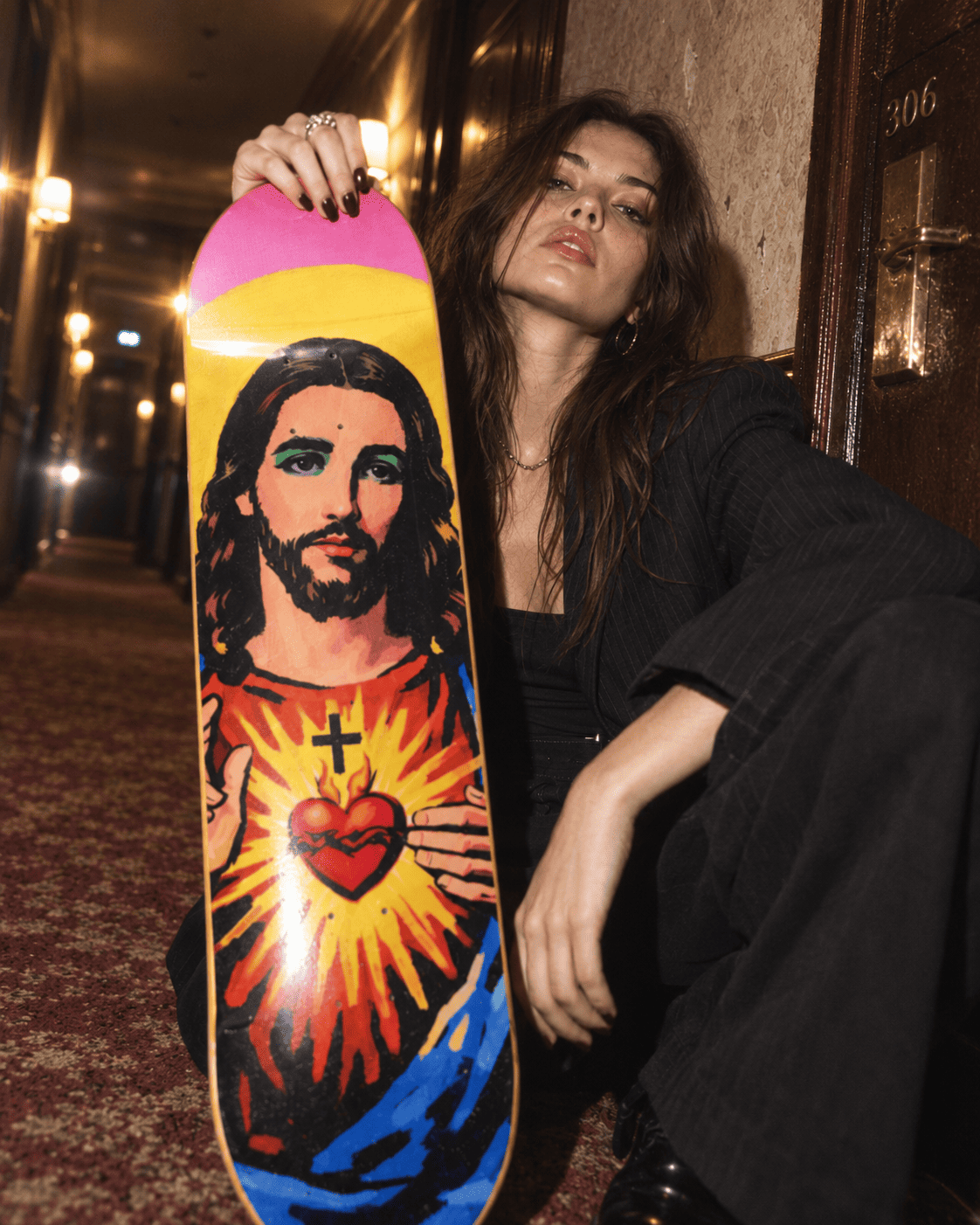Sacred Heart Pop Art: An Old Hotel Corridor, a Basilica in Montmartre