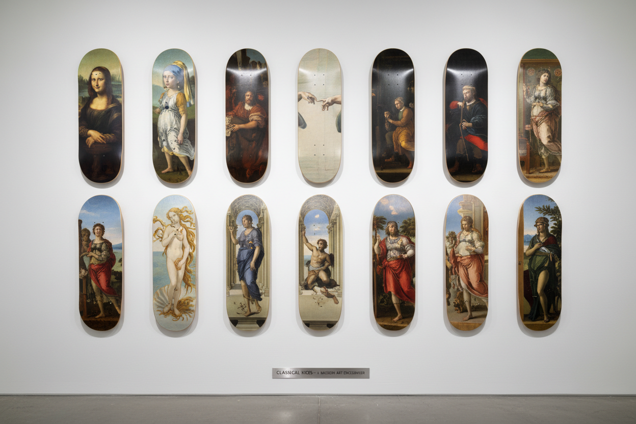 Skateboard Art Pieces