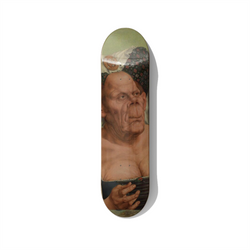 Quentin Matsys The Ugly Duchess skateboard wall art on premium Canadian maple deck