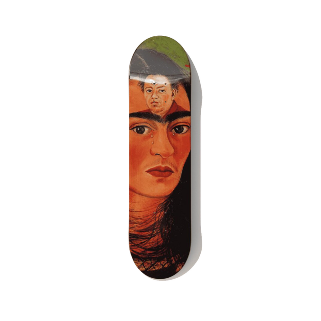 Frida Kahlo Diego y Yo – Emotional Self-Portrait Skateboard Wall Art - deckarts.com