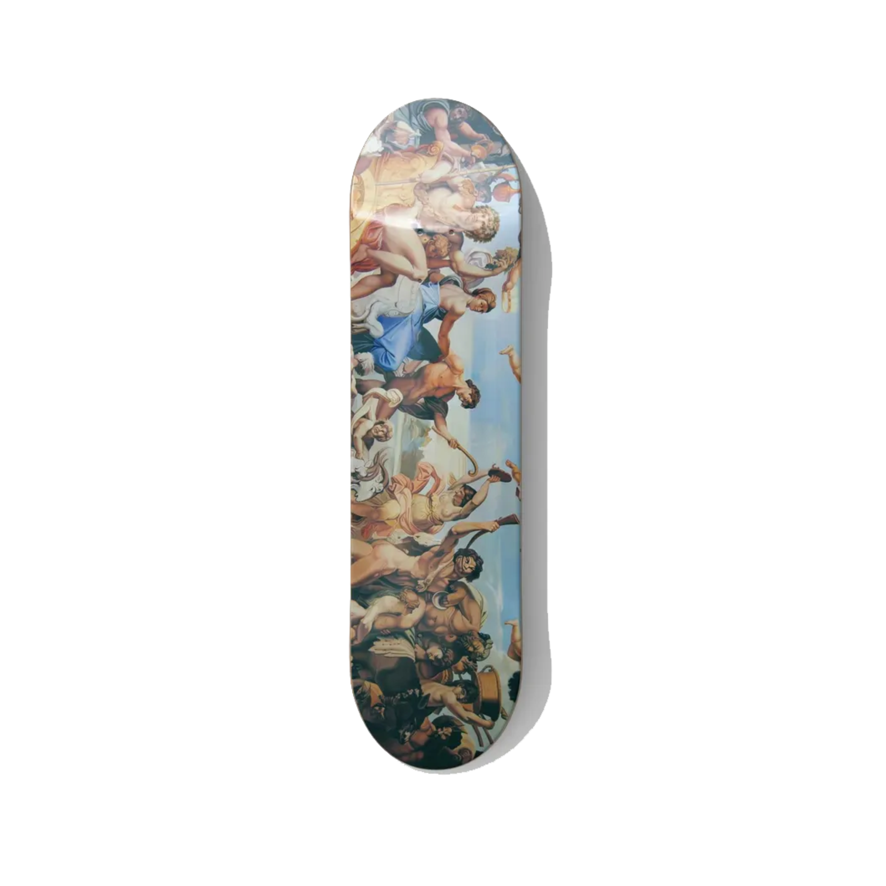 Annibale Carracci's Triumph of Bacchus Skateboard Wall Art - Premium Canadian Maple Deck - deckarts.com
