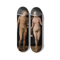 Albrecht Dürer Adam & Eve Skateboard Deck Duo Wall Art.