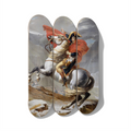 Jacques-Louis David - Napoleon Crossing the Alps Skateboard Deck Triptych Wall Art - Premium Canadian Maple - deckarts.com