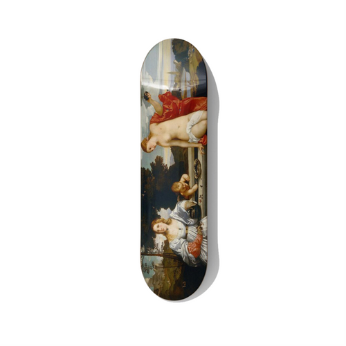 Titian's Sacred and Profane Love Skateboard Wall Art - Premium Canadian Maple Deck - deckarts.com