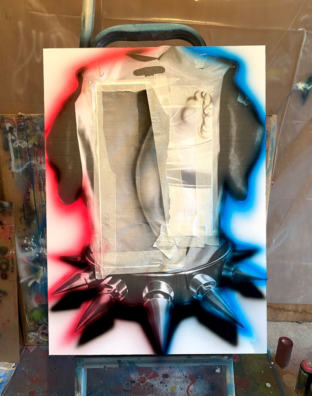 Skateboard Wandkunst – Mystisches Hand-Auge-Diptychon | 2er Wandkunst-Set aus Decks