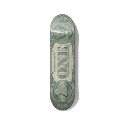 One Dollar Bill – Money Art Skateboard Wall Art – Premium Canadian Maple Deck