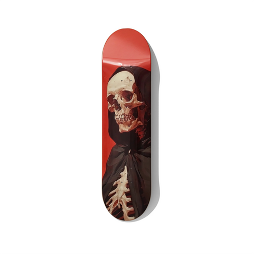 Grim Reaper Skateboard Deck Wall Art - Premium Canadian Maple.