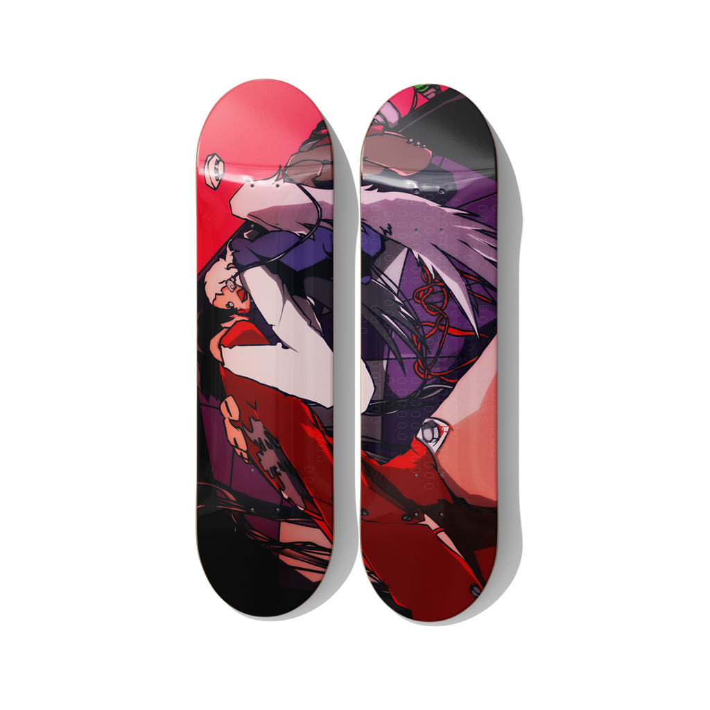 Skateboard Art – Coma Boyfie Diptych Deck Set