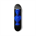 Blueprint classical bust blue skateboard wall art on premium Canadian maple deck