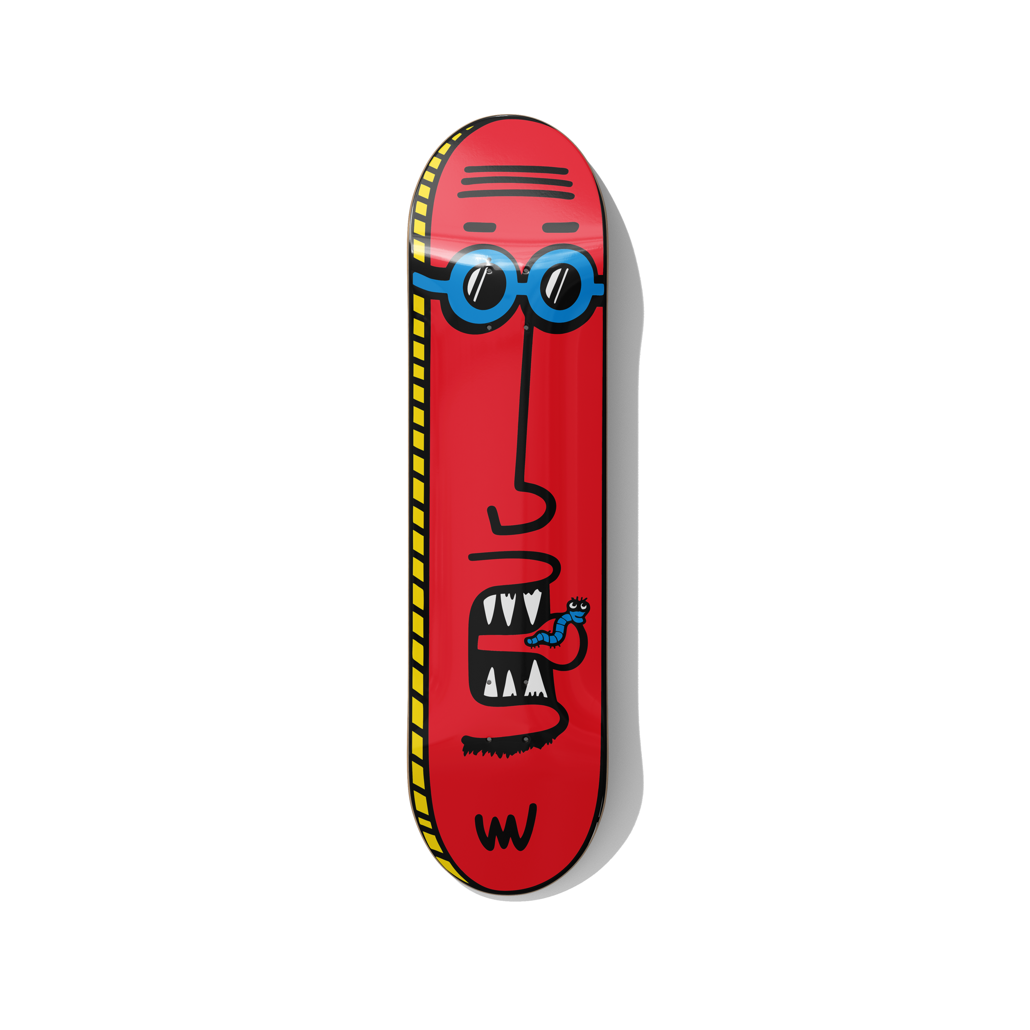 Skateboard Art – Wormy / Frankopolax