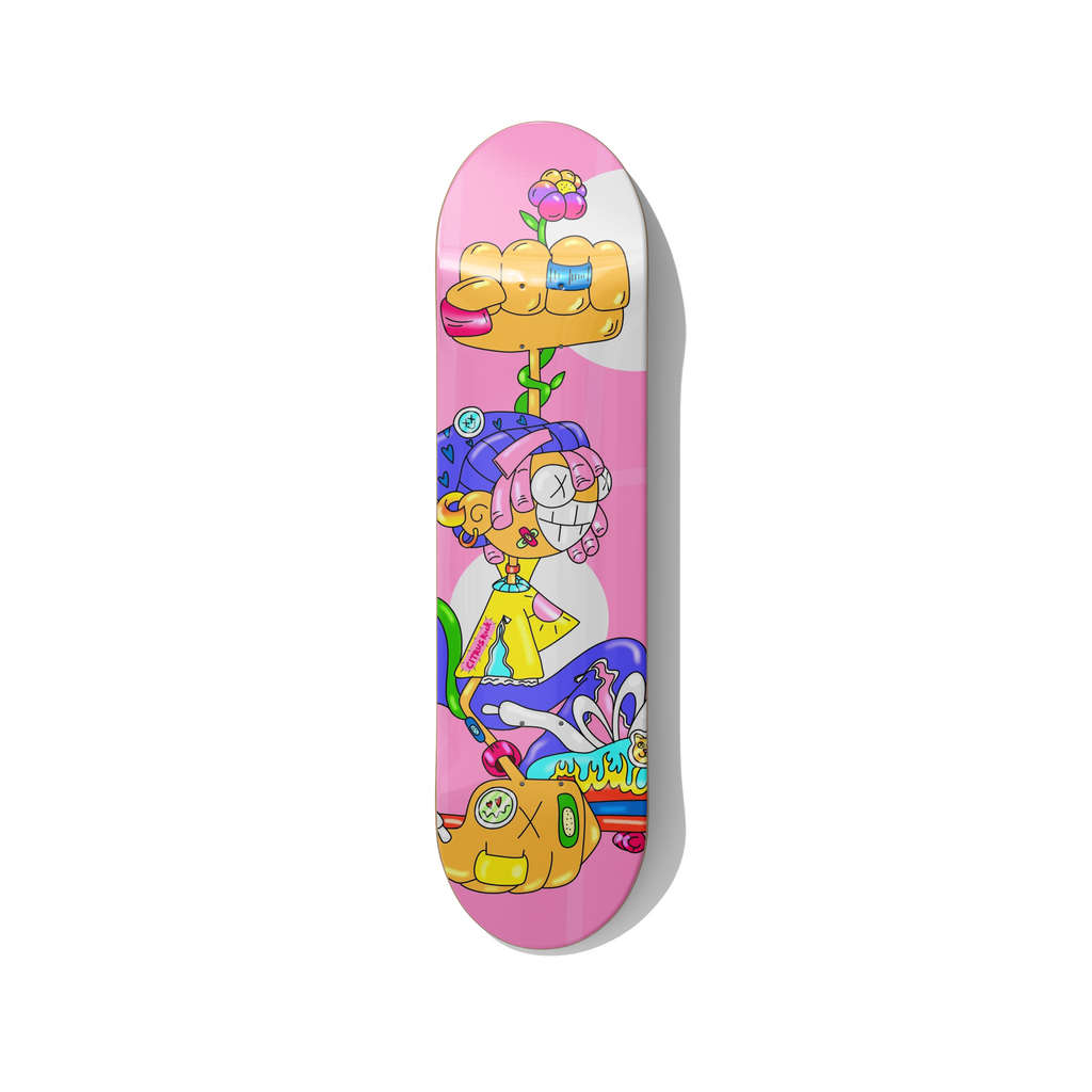 Time of My Life skateboard art 